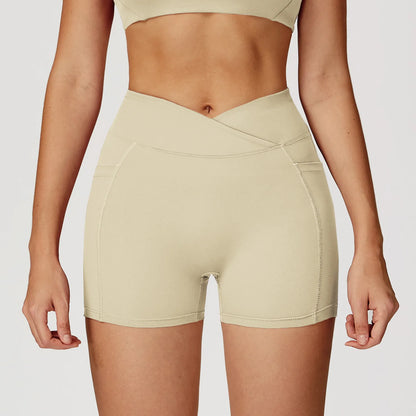 CurveFlex Cross-Waist Shorts