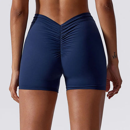 Women Yoga Shorts High Waist Lifting Scrunch Butt