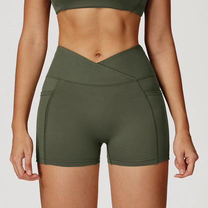 CurveFlex Cross-Waist Shorts