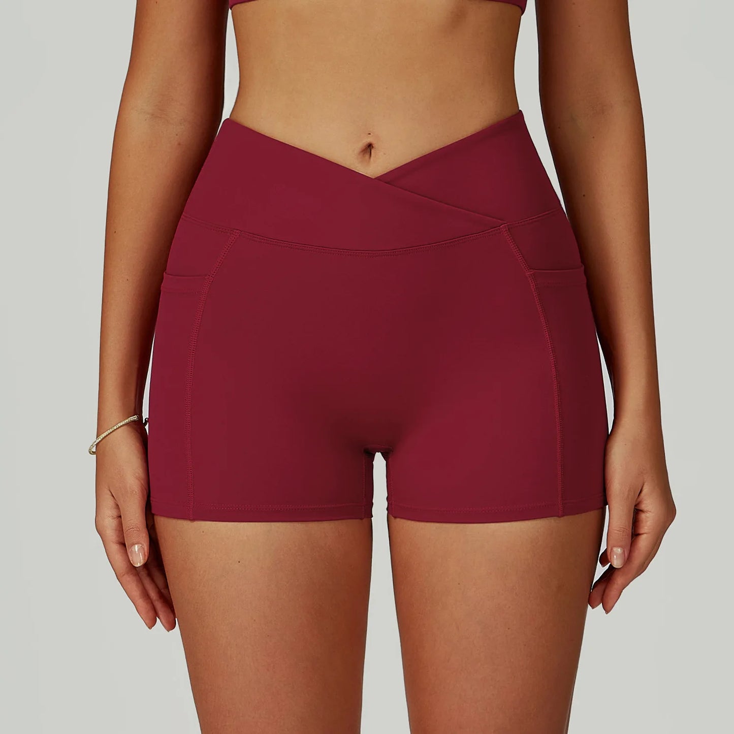 CurveFlex Cross-Waist Shorts