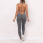 Gym Set Women Clothes Workout Yoga Suit Sportswear Women Sports Jumpsuit Fitness Rompers Stretch Female Push Up Workout Jumpsuit