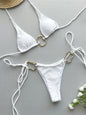 High Cut Bikini with Metal Rings