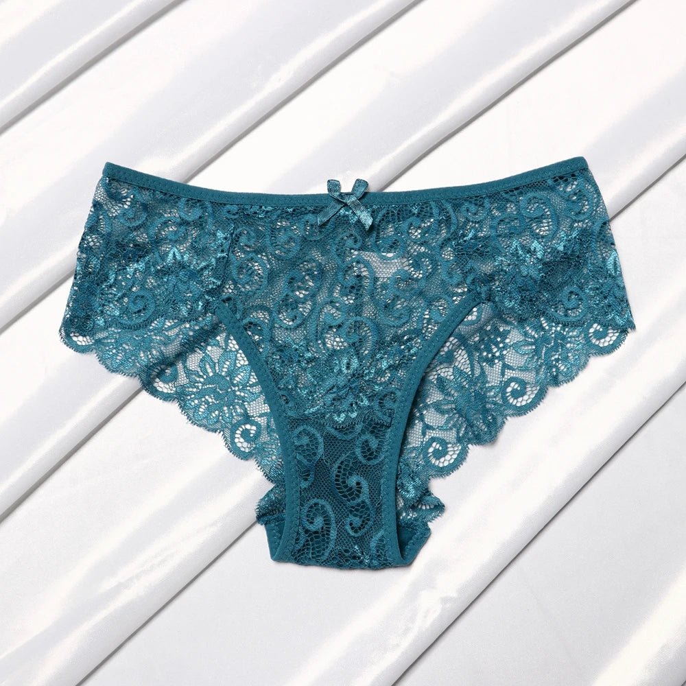 Lace Bow Hollow Thong