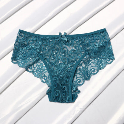 Lace Bow Hollow Thong