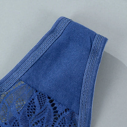 Lace Cotton Thong – Low Waist