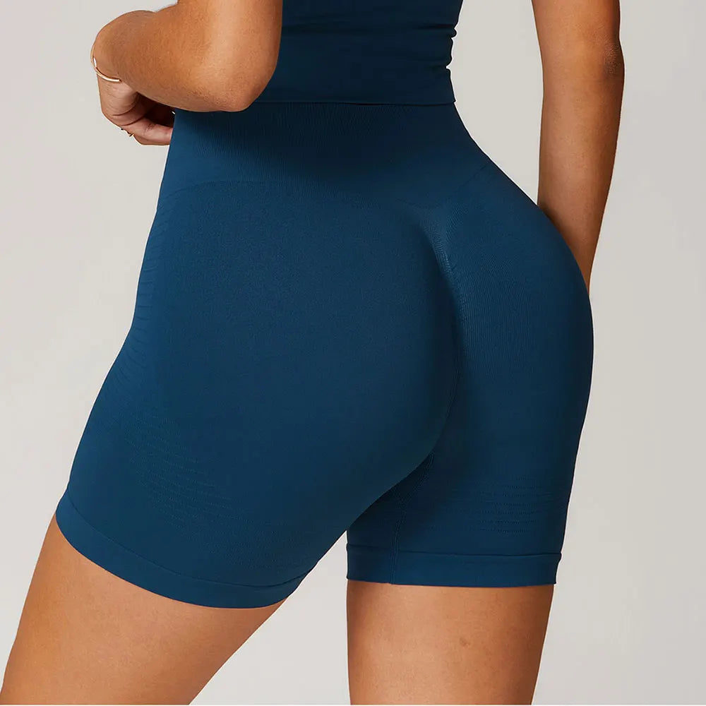 Women, High Waist  Seamless Yoga Shorts