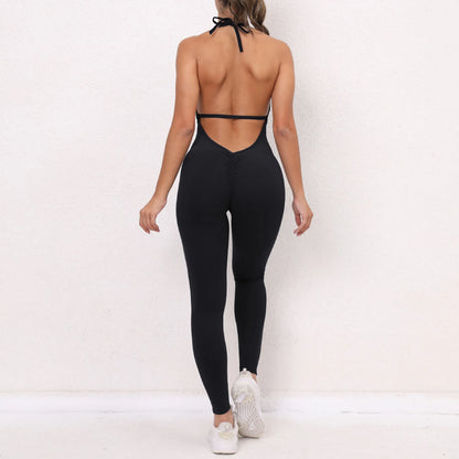 Gym Set Women Clothes Workout Yoga Suit Sportswear Women Sports Jumpsuit Fitness Rompers Stretch Female Push Up Workout Jumpsuit