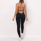 Gym Set Women Clothes Workout Yoga Suit Sportswear Women Sports Jumpsuit Fitness Rompers Stretch Female Push Up Workout Jumpsuit