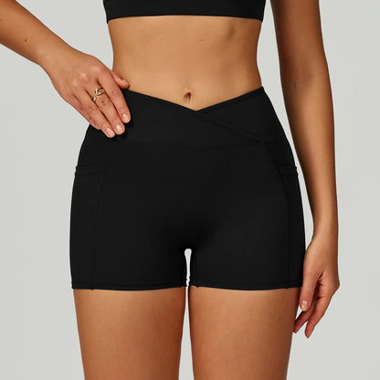 CurveFlex Cross-Waist Shorts