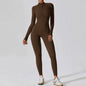 Yoga Boilersuit Long Sleeved Women's Zipper Jumpsuit