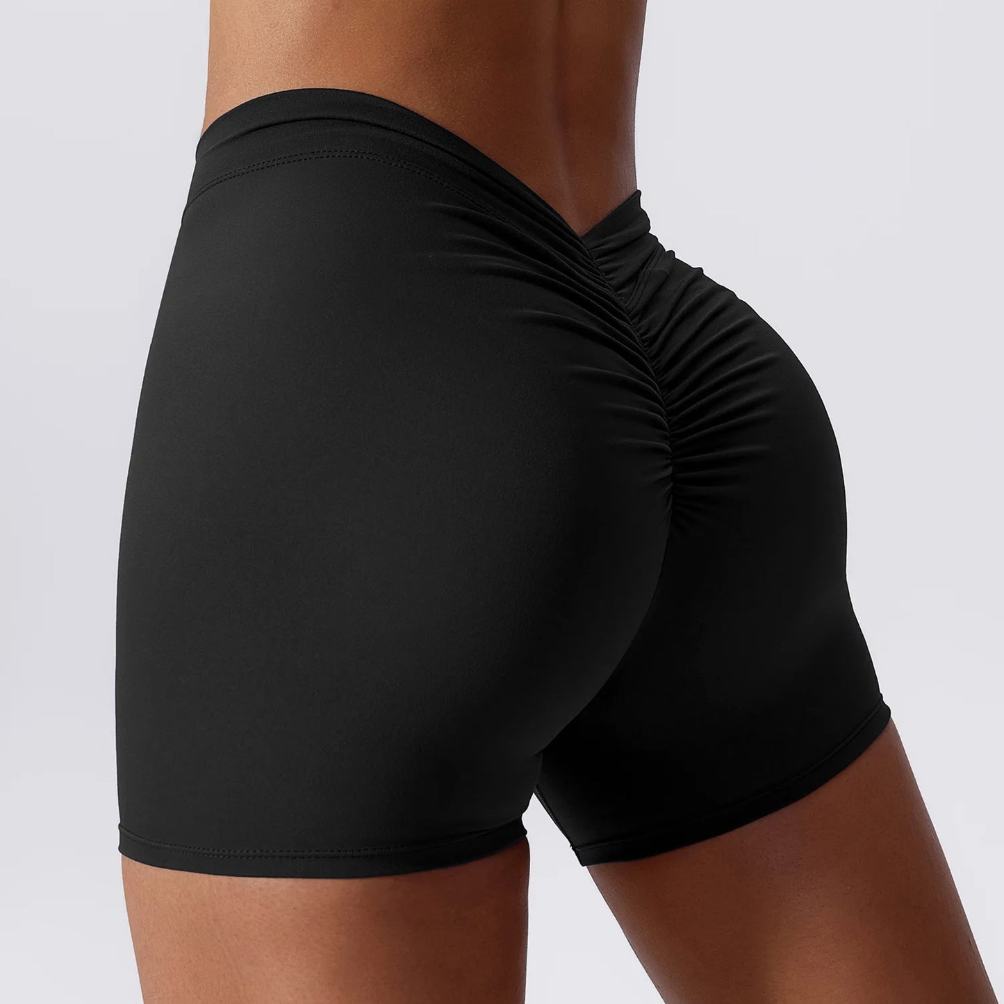 Women Yoga Shorts High Waist Lifting Scrunch Butt