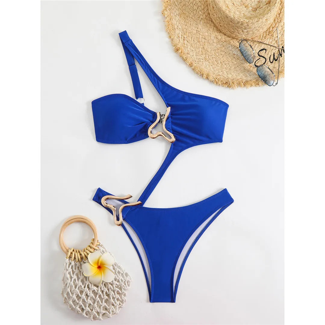SculptEdge One-Shoulder Swimsuit