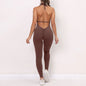 Gym Set Women Clothes Workout Yoga Suit Sportswear Women Sports Jumpsuit Fitness Rompers Stretch Female Push Up Workout Jumpsuit