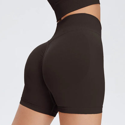 High Waist Seamless Shorts