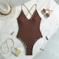 LuxeCurve Ribbed Monokini