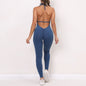 Gym Set Women Clothes Workout Yoga Suit Sportswear Women Sports Jumpsuit Fitness Rompers Stretch Female Push Up Workout Jumpsuit