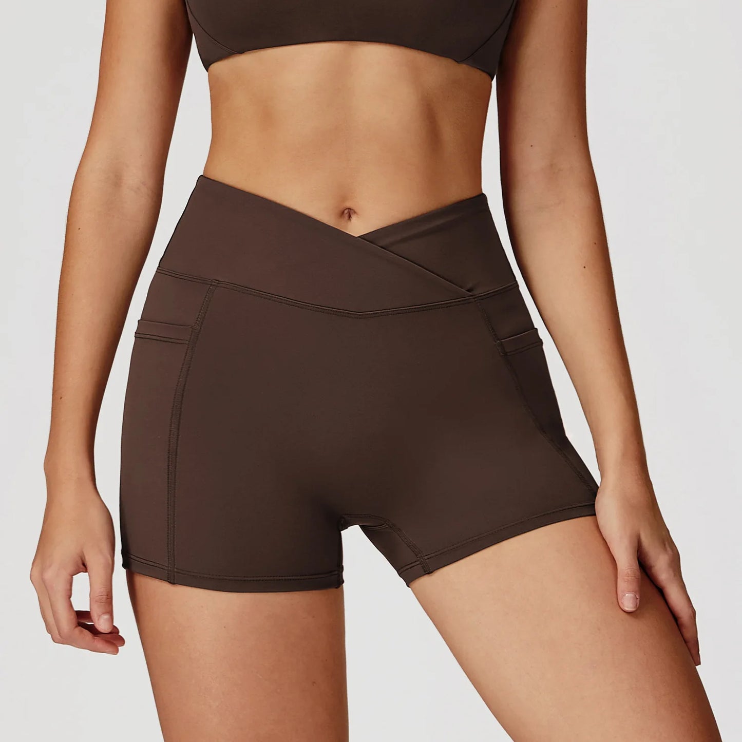 CurveFlex Cross-Waist Shorts