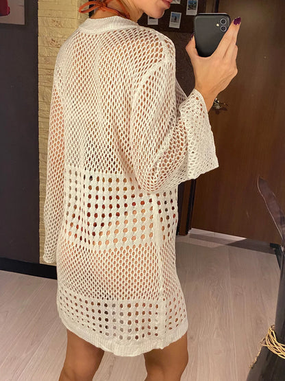 SunMuse Crochet Beach Cover-Up
