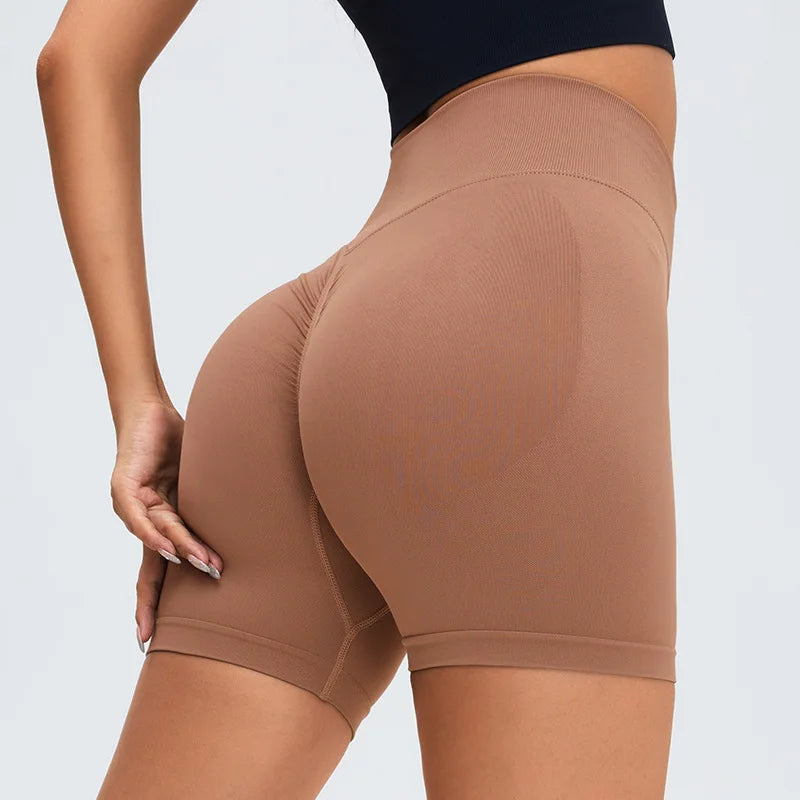 High Waist Seamless Shorts